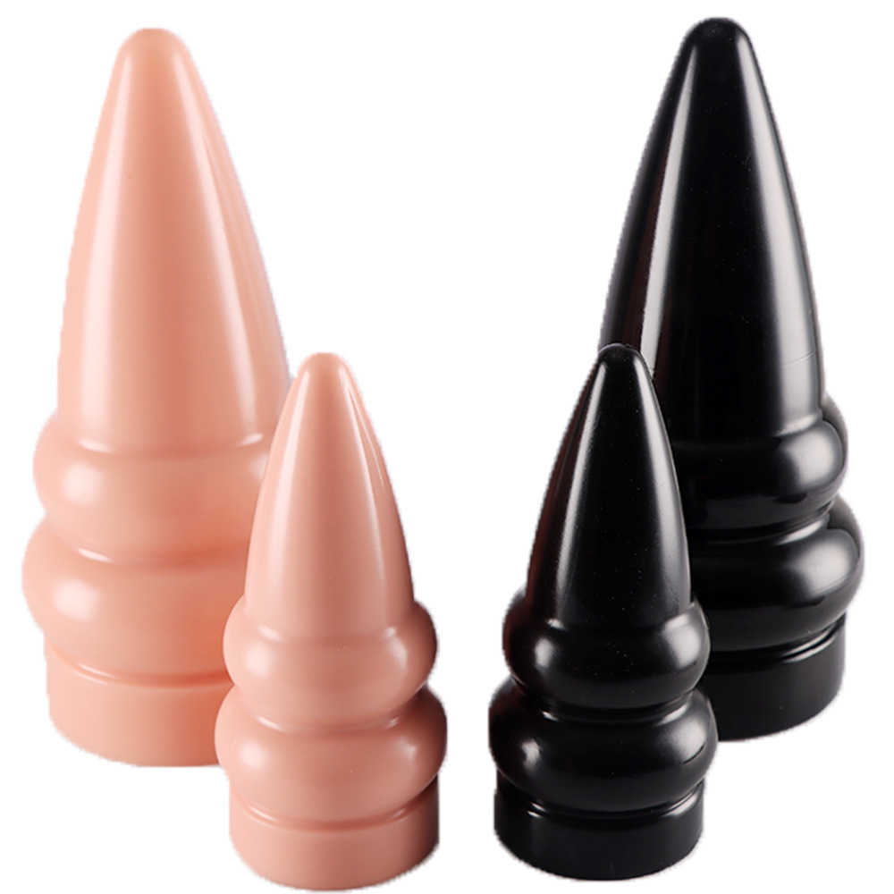 14CM giant oversized anal plug dildo for men and women with a heavy expansion of the anus and anus. Anal massage toy