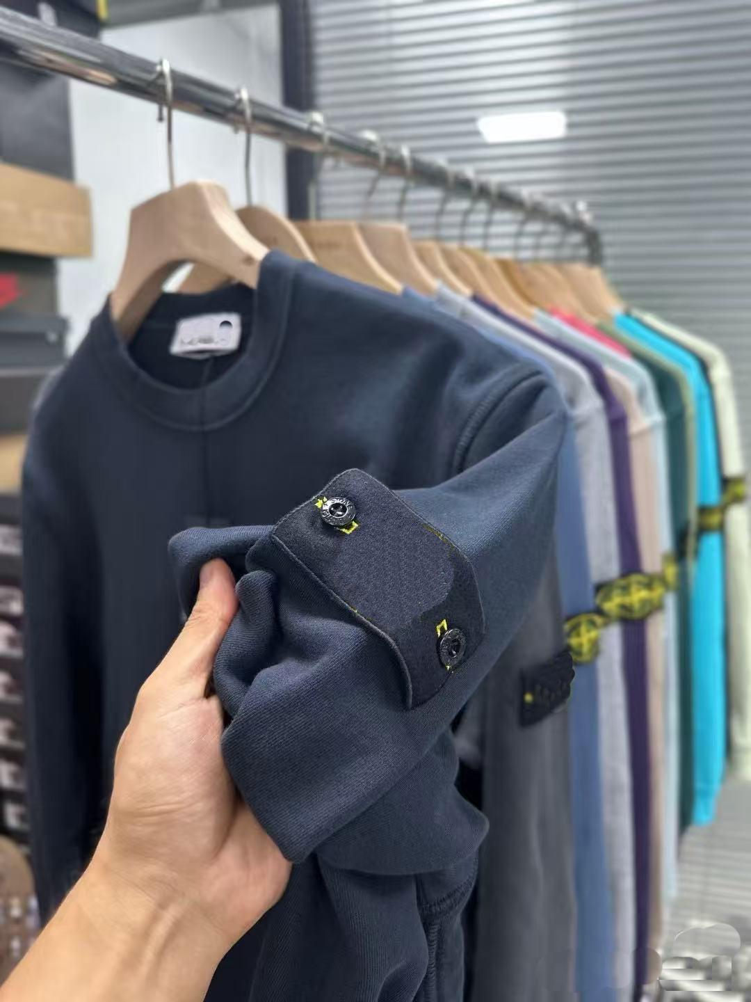 Designer Mens jumper badge stones sweatshirt hoodie men cargo pants pull Pullover tracksuit Autumn Hoodies Womens Long Sleeve Sweater islands compass tops