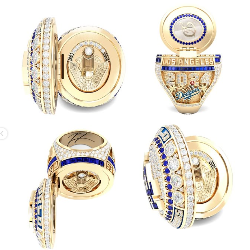 2024 2025 Baseball Team Champions Championship Ring Sport Souvenir Men Fan Gift wholesale R250414