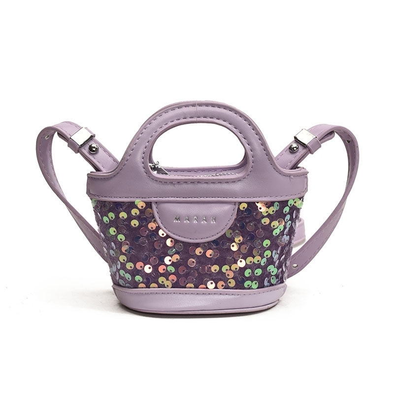 Hot selling fashion niche everything with sequins girls carrying small bags personality trend baby purse