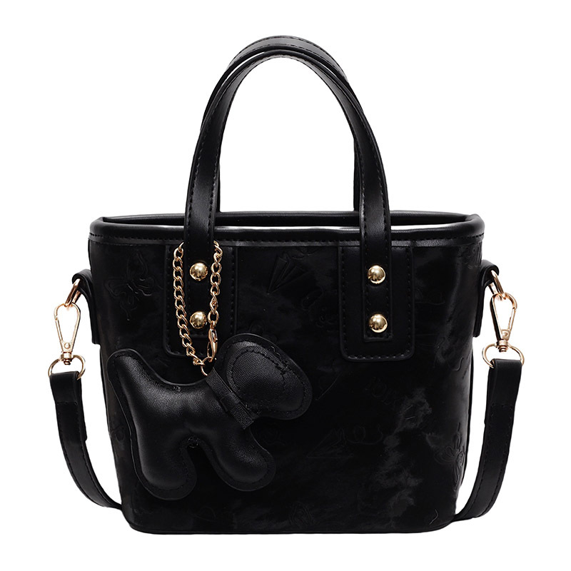 Crossbody bag popular texture small bag women's new embossed small casual women's portable bucket bag 2025s hot