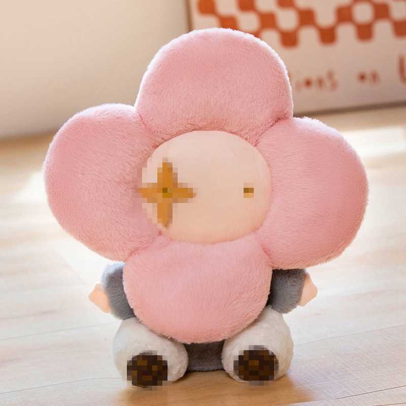 Keychains Lanyards Internet celebrity sun flower plush toy doll doll pillow girlfriend sleeping hug Christmas gift H25325
