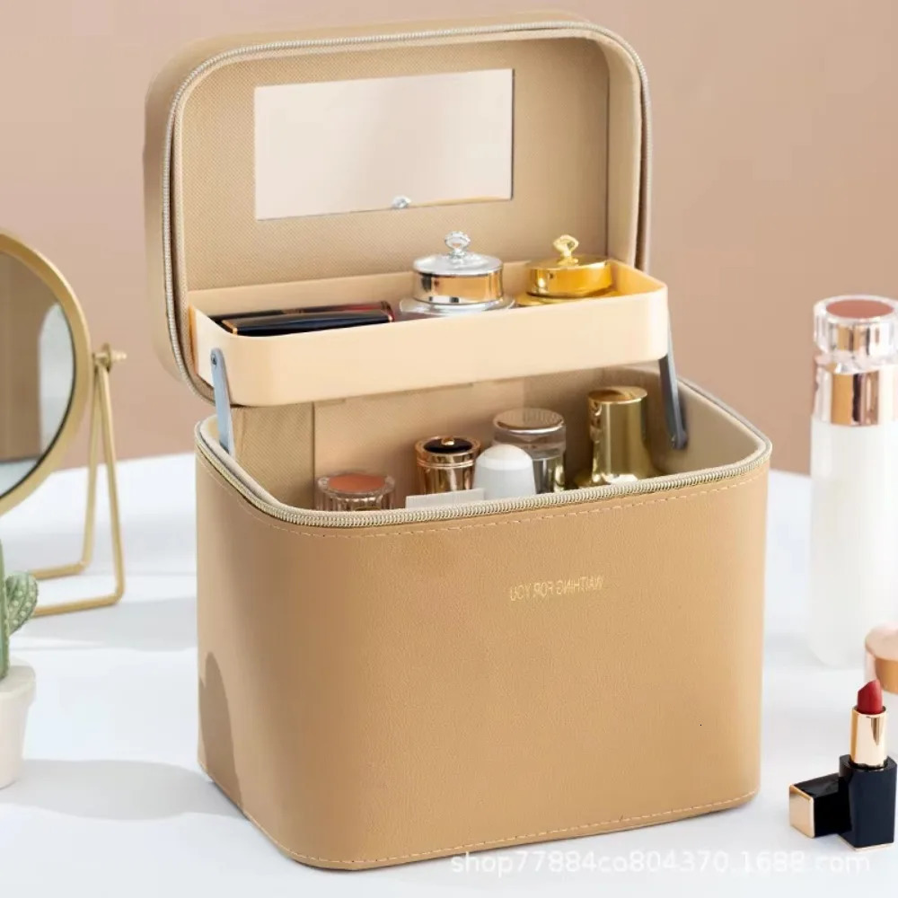 Large Capacity Cosmetic Bag Skin Care Products Portable Travel Cosmetic Waterproof Case Travel Cosmetic Organizer 250328