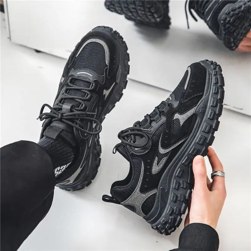 breathable mesh shoes for anti slip and wear-resistant sports shoes for construction sites 250326