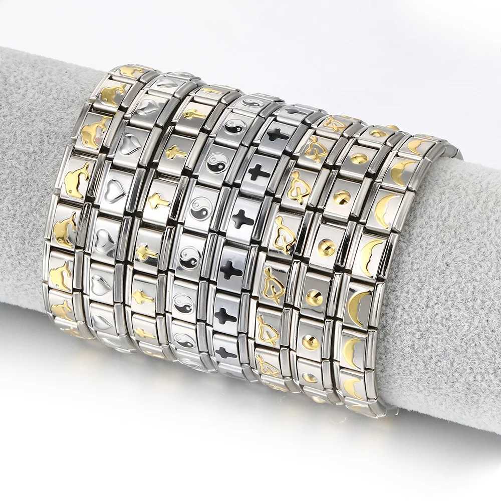 Colore D'argento Oro Gold Trendy Italiano Italia Bracciale Bracciale Linnico Gi…
