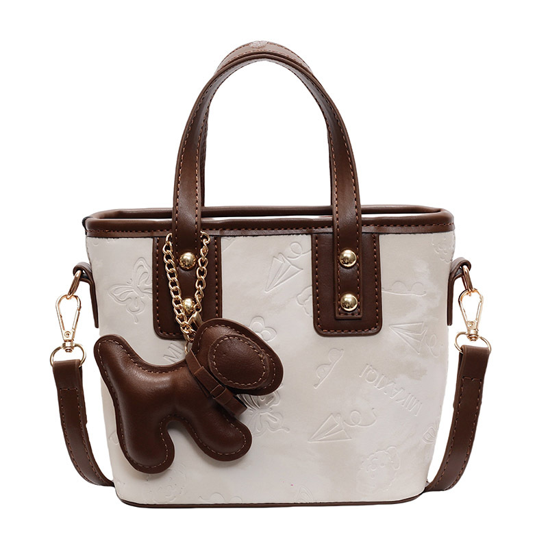 Crossbody bag popular texture small bag women's new embossed small casual women's portable bucket bag 2025s hot