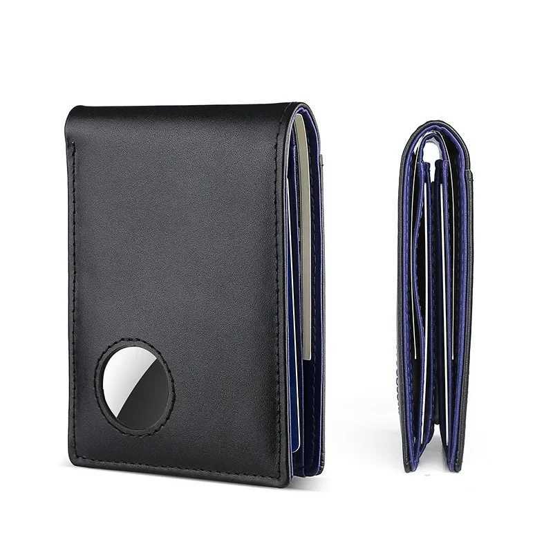 Mens leather wallet Airtag tracker Loor bracket anti magnetic anti-theft wholesaleXJ250329