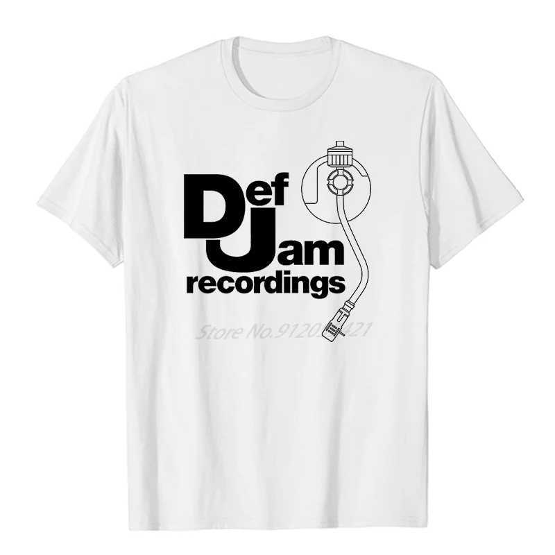 Def Jam Recordings Graphic T Shirts Music Fashion Cotton Short Sleeve t-shirts Oversize t-shirts Summer Harajuku Mens Clothes X250329