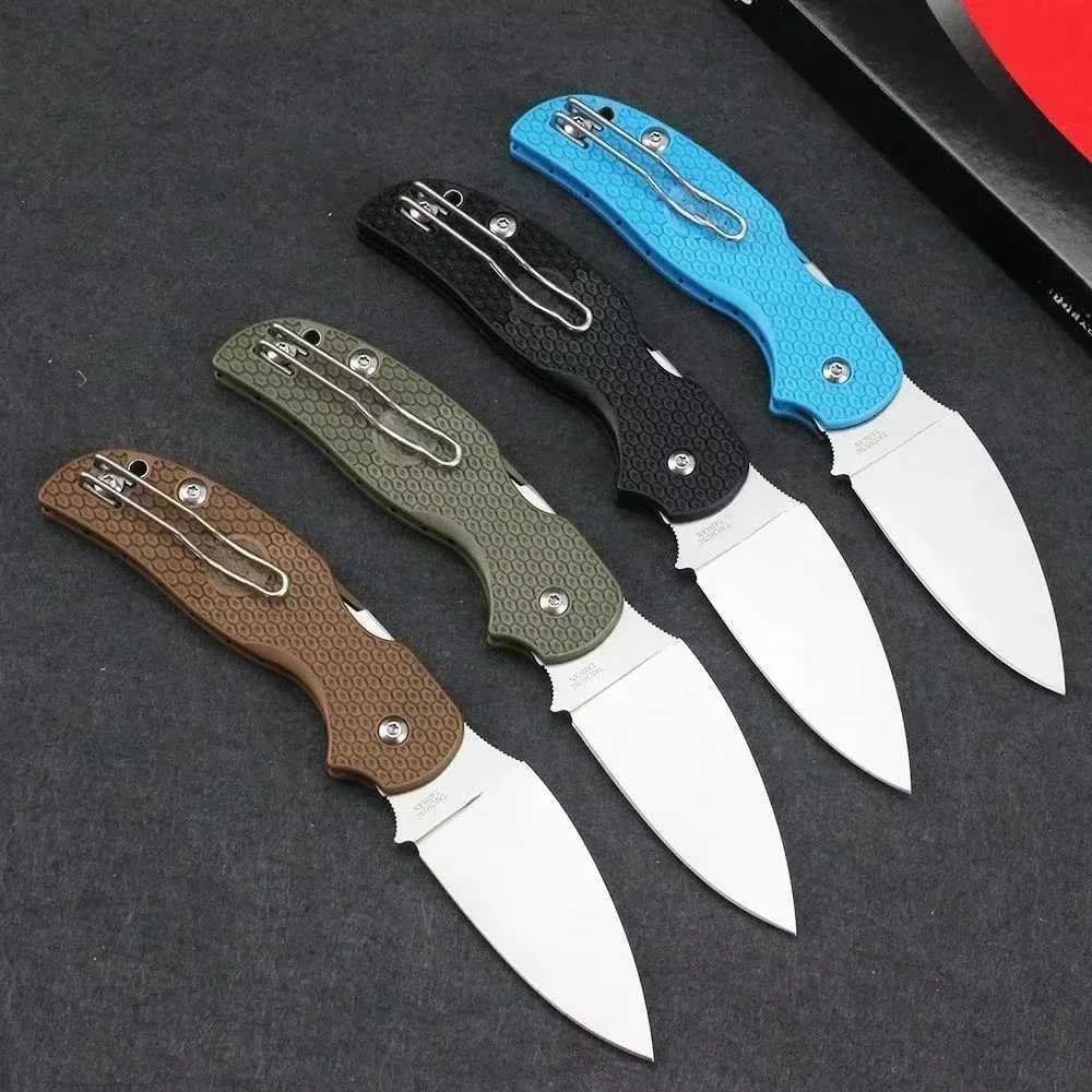 Sage-5 C123 Ball Bearing Folding Knife S30V Drop Point Blade FRN Handle Self Defense Hunting Survival Tactical EDC Tool 4 ColorZ250329