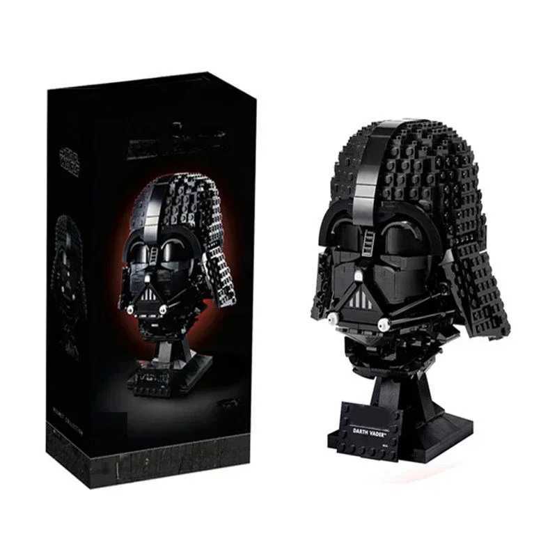 New Assembled building blocks 75304 Dasveida helmet bust boy assembly toy birthday Christmas gift M250329