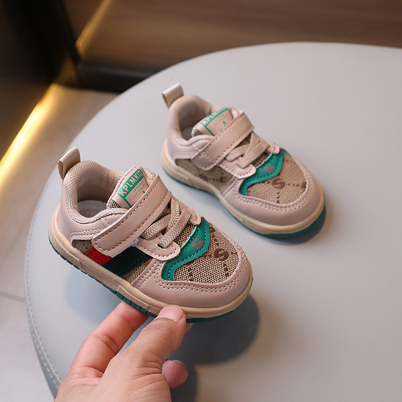 Baby Shoes Spring Autumn New Boys Girls Sneakers Soft Soled Toddler Shoes Kids Sports Shoes Children's Infant Shoes Sizes US1C-US9C K0727