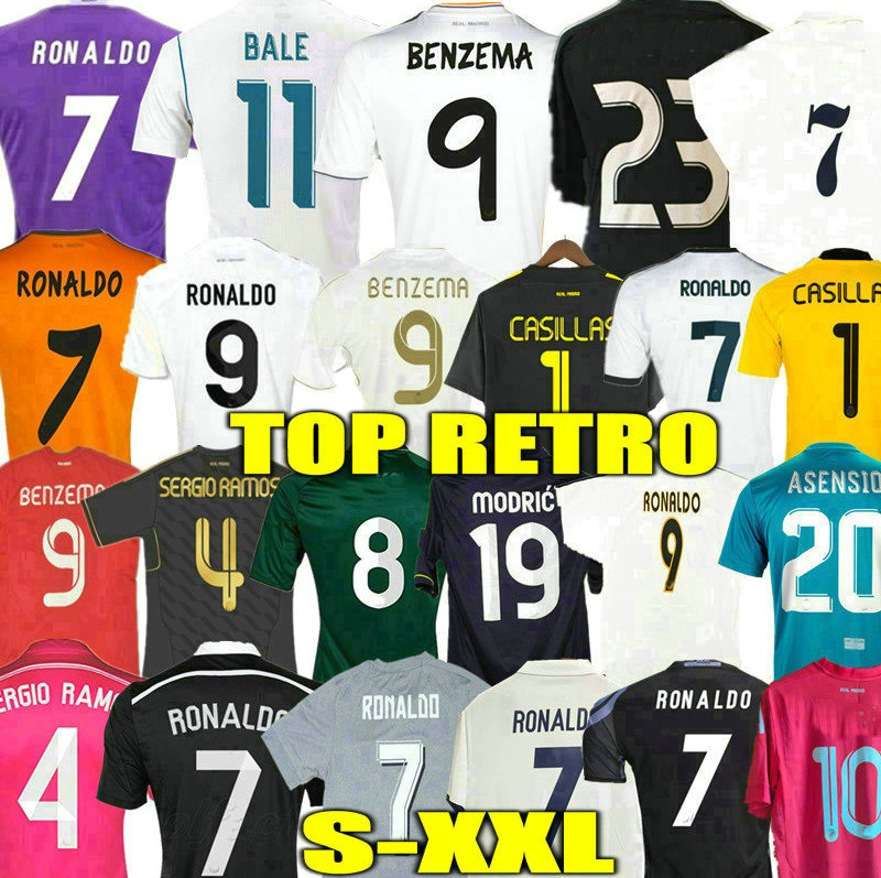 ZIDANE FIGO Retro Soccer Jerseys RONALDO Real Football shirts GUTI Classic MadridS Ramos KAKA CARLOS 13 14 15 16 17 RAUL REDONDO 00 01 02 03 04 05 06 07 08 09 10 11 12 MODRIC