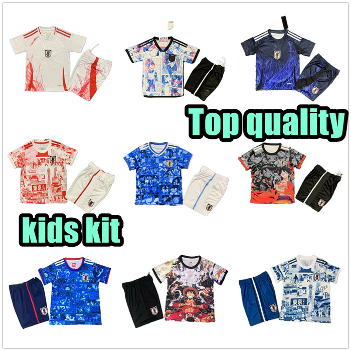 kids 2025 Japan Soccer Jerseys 25/26 World Cup Football Shirt kids kit MINAMINO TOMIYASU TSUBASA Mitoma Maeda maillot japon KYOGO Asano Ito SHIBASAKI KUBO Top quality