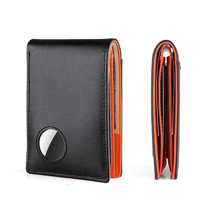 Mens leather wallet Airtag tracker Loor bracket anti magnetic anti-theft wholesaleXJ250329