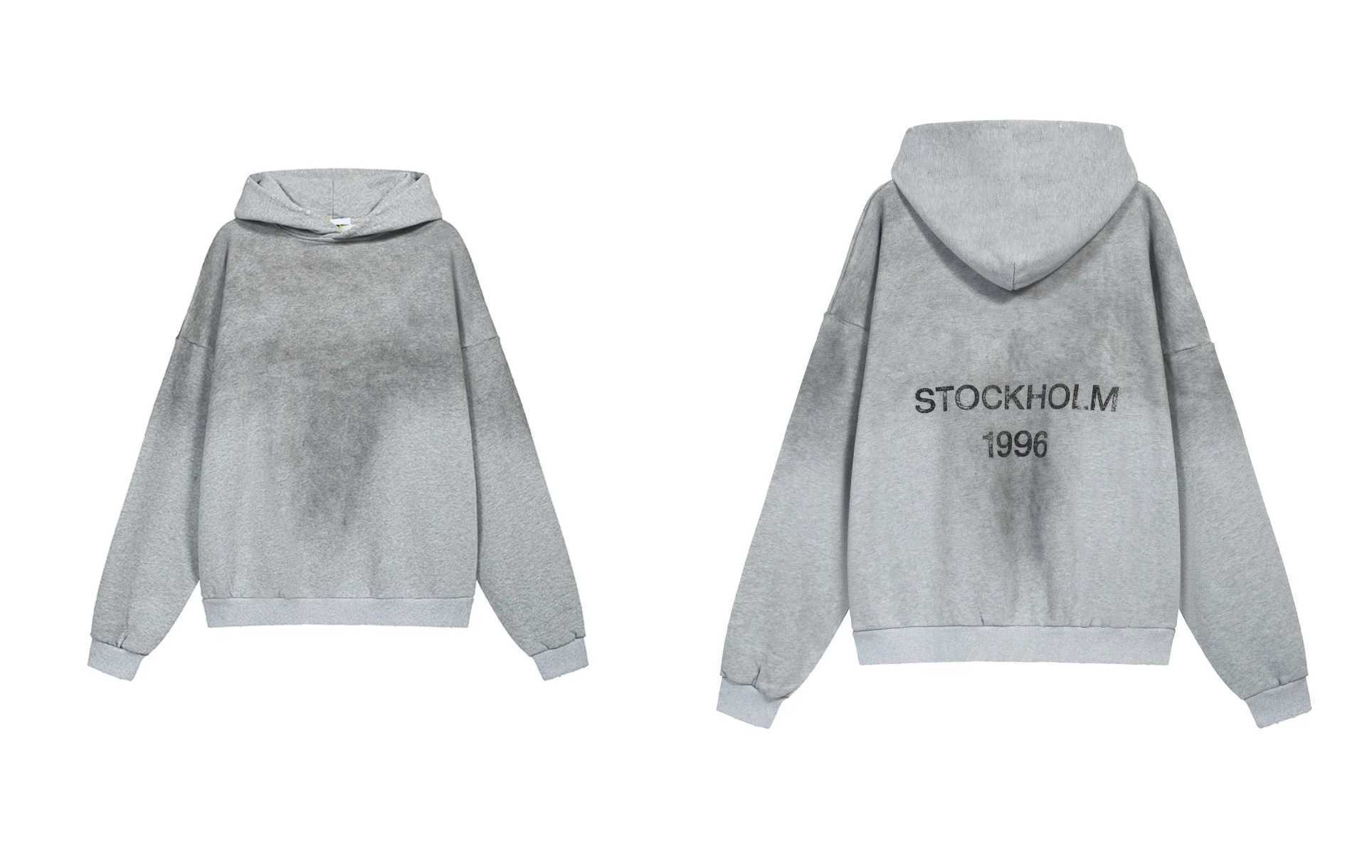 2025 Best Version 1 1 STOCKHOLM 1996 Printed Women Men T shirts tees Hiphop Oversized Men Casual Cotton T shirt Summer Style X250329