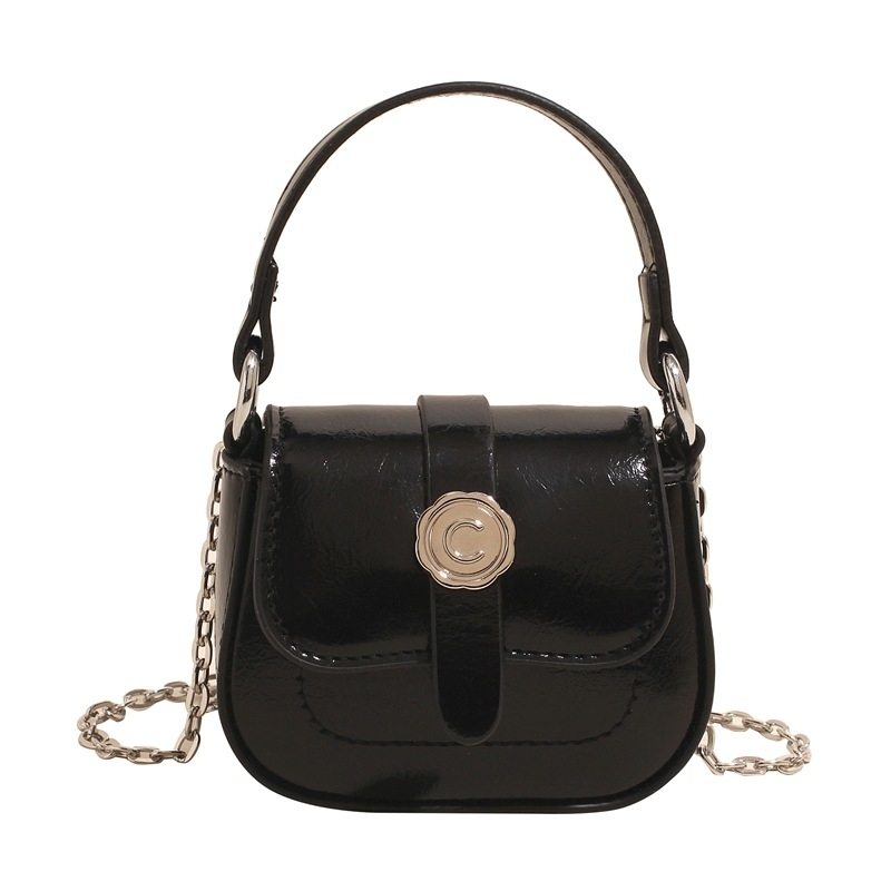 Hot selling fashion senior sense saddle bag new girl small bag Korean parent-child diagonal bag