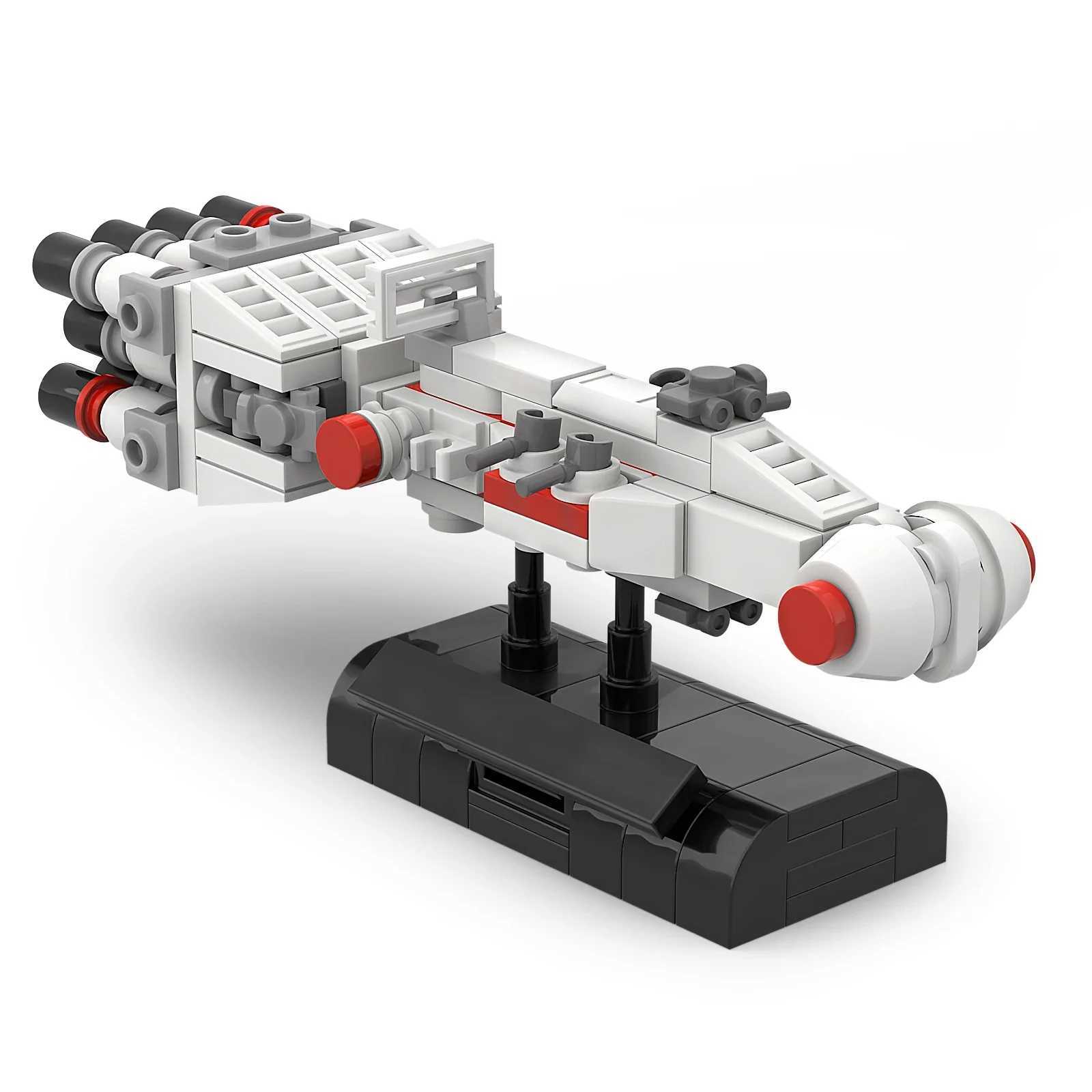 MOC Mini Spaceship Building Blocks Toy Kit Space War Tank IV - Rebel Building Blocks Runner DIY Model Building Blocks Toy Childrens Gift M250329