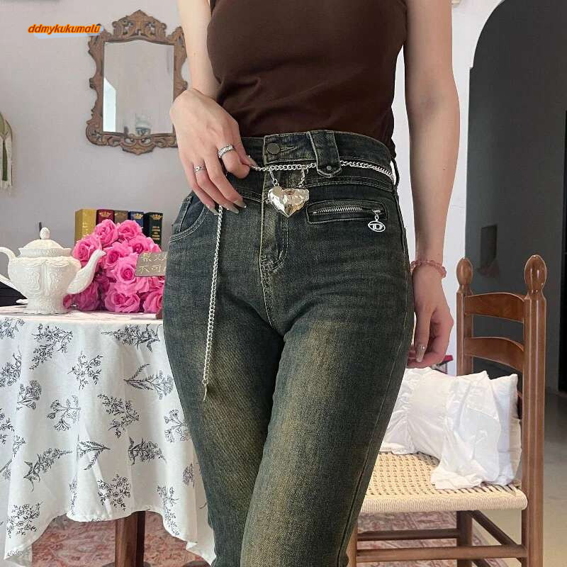 Fashionable Metal Heart Waistband Satchel Pearl Chain Crossbody Bags For Women Shoulder Bag Handbag Accessories ddmykukumalu