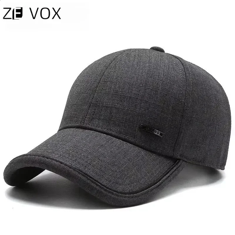 Mens Hat 2025 Spring and Summer Male Baseball Cap Casual Golf Trucker Dad Hat Outdoor Black Solid Color Windproof Adjustable Sn 250319