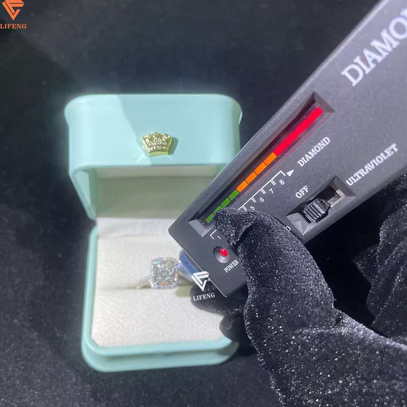10K White Gold VVS Moissanite Radiant Cut Diamond Ring Fashion Wedding Ring Couple Set Engagement 925 Silver Rings Jewelry Women