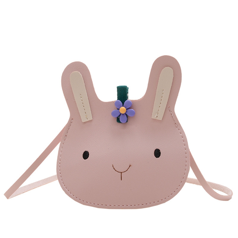 2025 Designer Cute bunny 3 cartoon boys and girls children's mini accessories crossbody shoulder bag