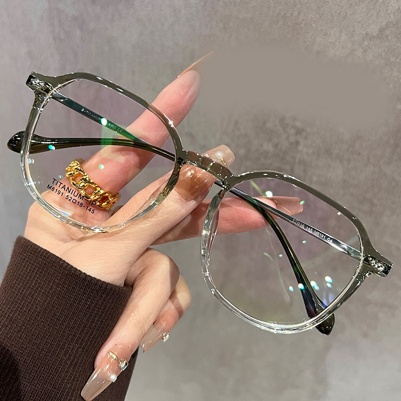 free shipping Ultra-lightweight, oversized cold brown glasses summer