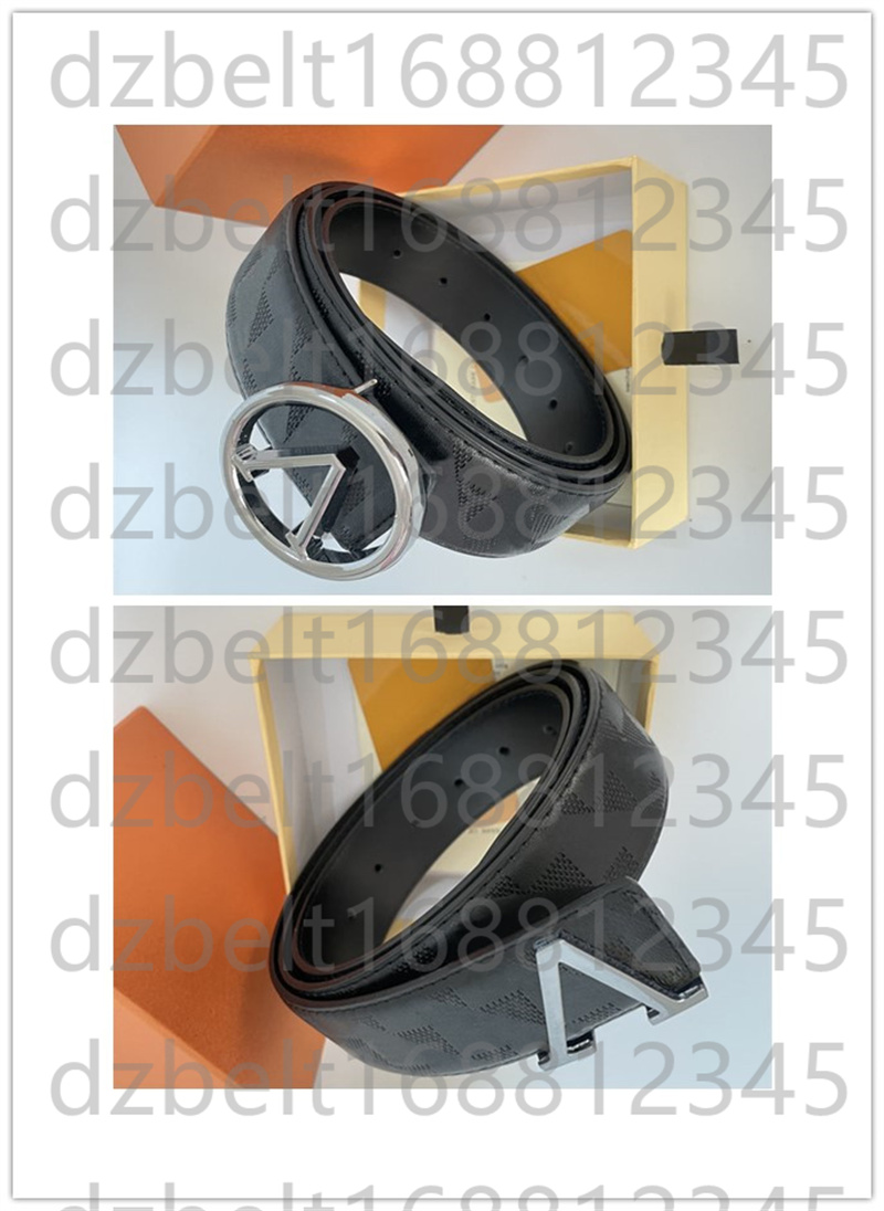 Designer mens belt classic Genuine Leather men belts causal metal smooth letter buckle man designer wirstband multiple styles optional width 3.8cm size 100-125cm