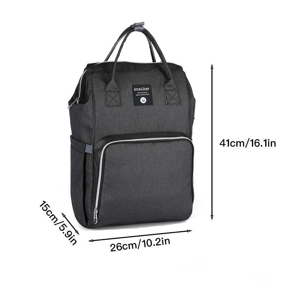 Multi functional wet dry separation pregnancy bag with large 3-bottle storage suitable for newborns to young children outdoor travel mothers W250329