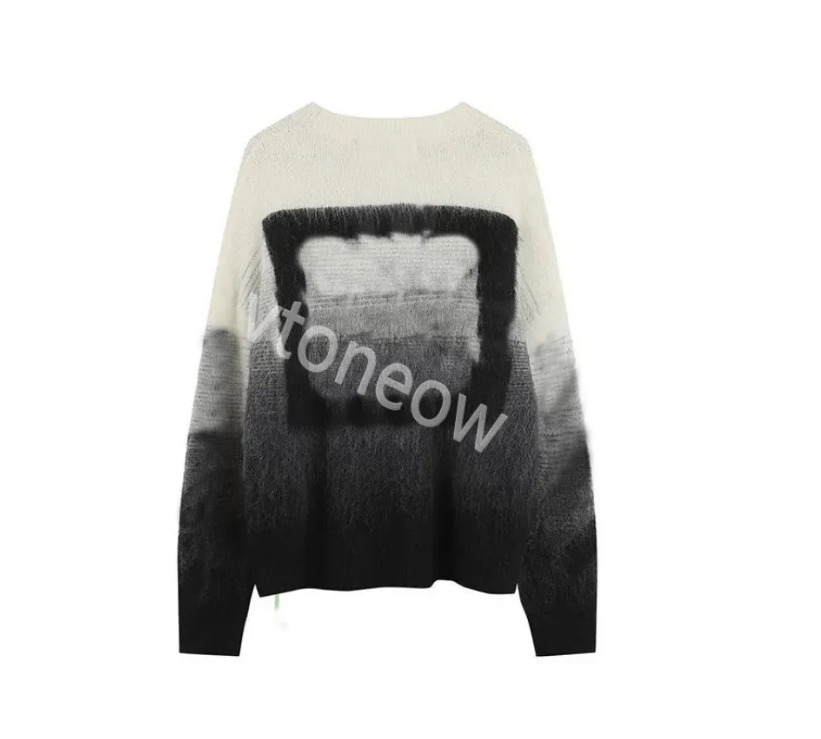 2025 Classical Fashion Luxurys Clothing wool Mens Sweaters shirt and Women Loose Sweaters Tops Man Casual Street graffiti clothes Oversized Sweatshirt Men's