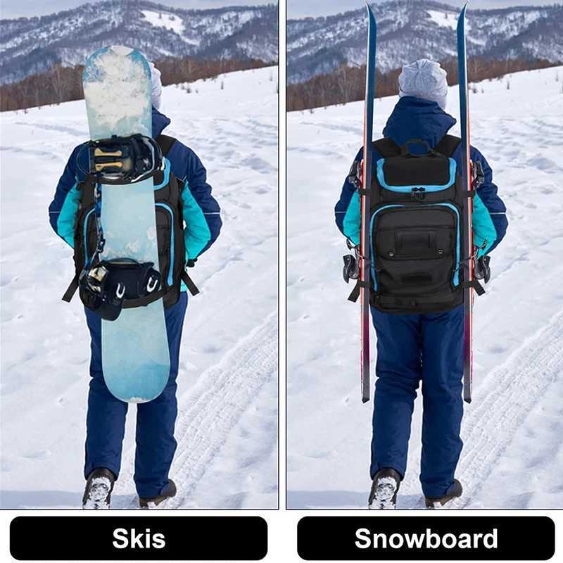 Geestock 50l ski bag large acidic ski bag waterproof and breathable ski boot bag storage user outsourcing W250329