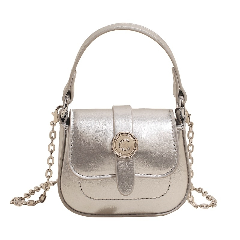 Hot selling fashion senior sense saddle bag new girl small bag Korean parent-child diagonal bag