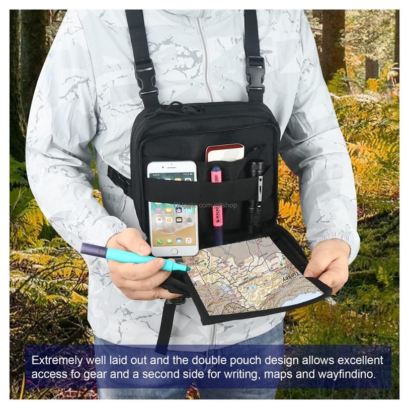 2025--Outdoor Bags Conceal Carry Sling Bag Tactical Vest Pack Chest Backpack Admin Pouch Ifak Tool Drop Delivery Sports Outdoors