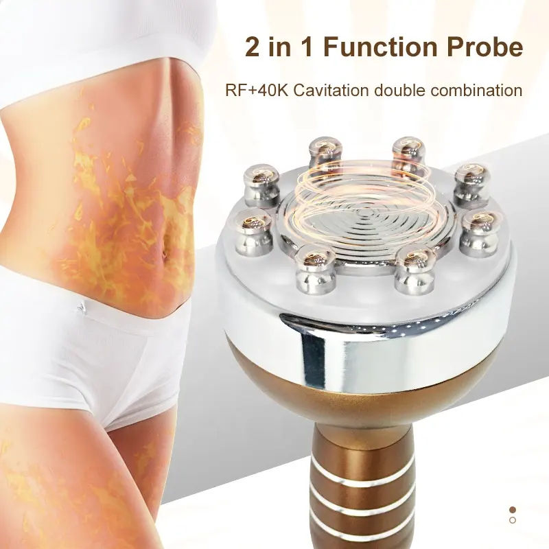 Upgrade Model 6 in 1 Cavitation Body Sculpting Hip Lifting Non-invasive Fat Dissolving Slimming Machine RF Vacuum Lipolaser Physiotherapy Skin Care