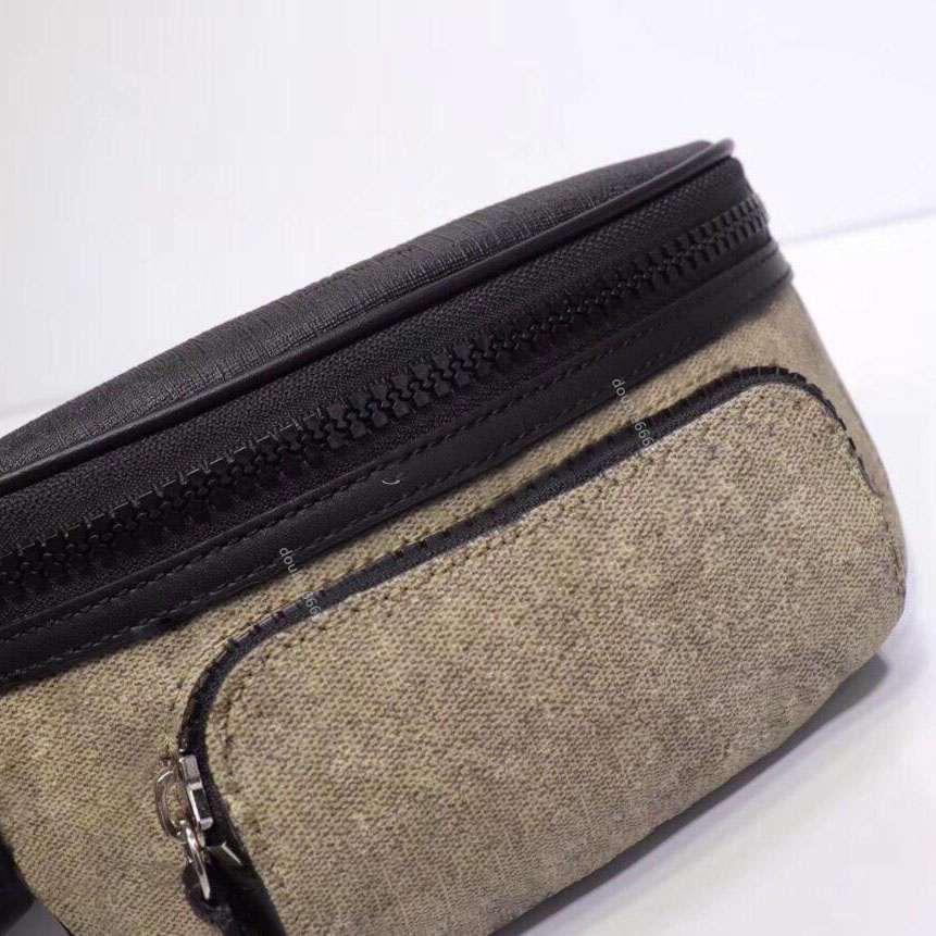 Designer chest belt bag Classic style women and men fashion Waist Bags genuine Leather printed bum bag chest bag