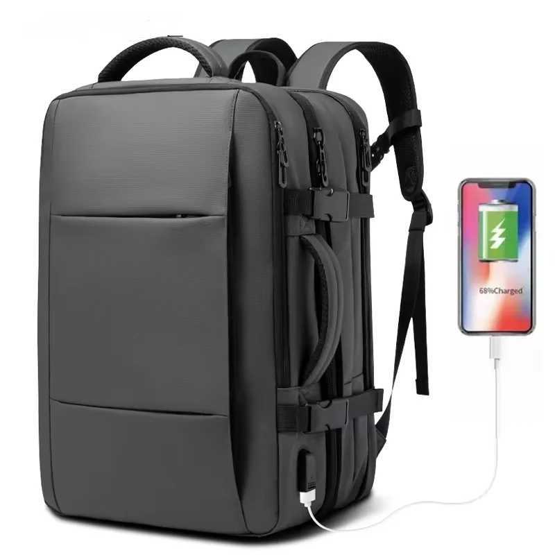 45L/37L large acid bag mens travel bag mens waterproof outdoor sports multi-functional bag business computer bag W250329