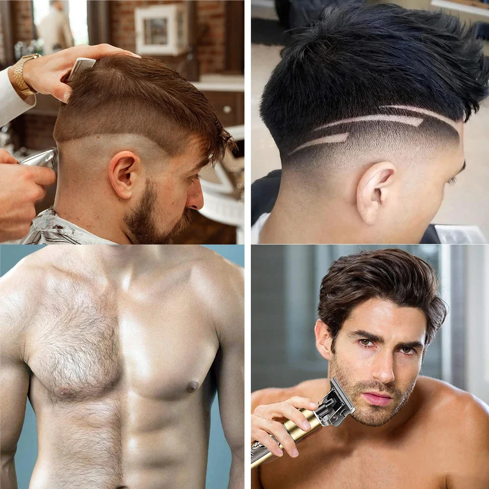 ZqZq Mens Hair Clipper Electric Rechargeable 250326 C260312