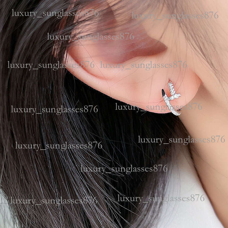 Designer Stud Classic Nail Earring S Sterg Sier Temperament Light Dias Earrings Fashion Party Premium Jewelry