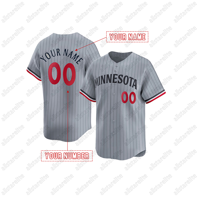 Carlos Correa Custom Baseball Jersey Byron Buxton Royce Lewis Pablo Lopez Personalized Embroidered Letter Number Design Mens Womens Youth
