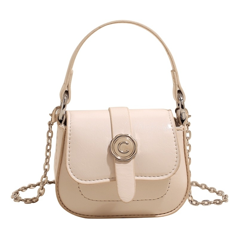 Hot selling fashion senior sense saddle bag new girl small bag Korean parent-child diagonal bag