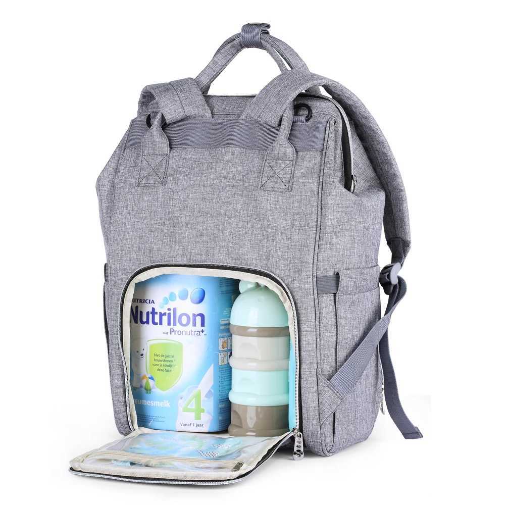 Multi functional wet dry separation pregnancy bag with large 3-bottle storage suitable for newborns to young children outdoor travel mothers W250329