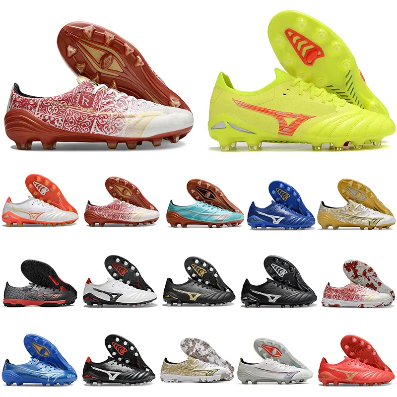 Designer Morelia Neo IV Beta Made in Japan FG/AG Dyna Cleats Prism Gold Boots Elite Mugen Laser Blue Alpha Sergio Ramos 4 Vol. lll Soccer Football Shoes