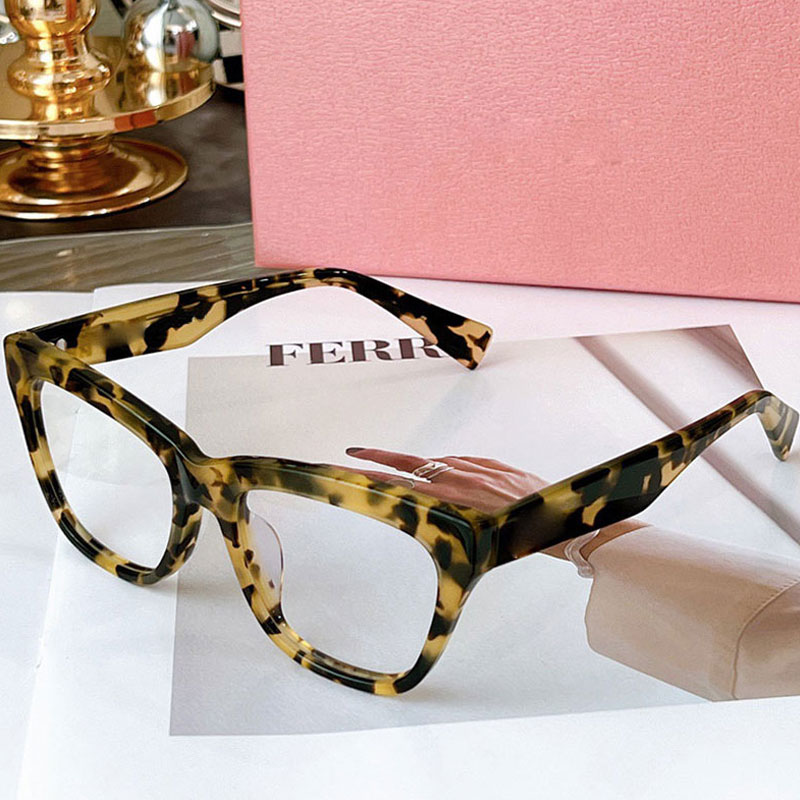 Iu Glimpse Oval optical frame symbol occhiali lettura designer optical eyewear reading fashion women and men 03UV sheet frame transparent glasses vacation outings