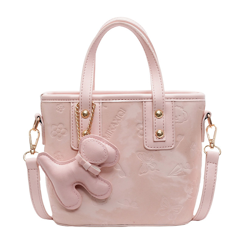 Crossbody bag popular texture small bag women's new embossed small casual women's portable bucket bag 2025s hot