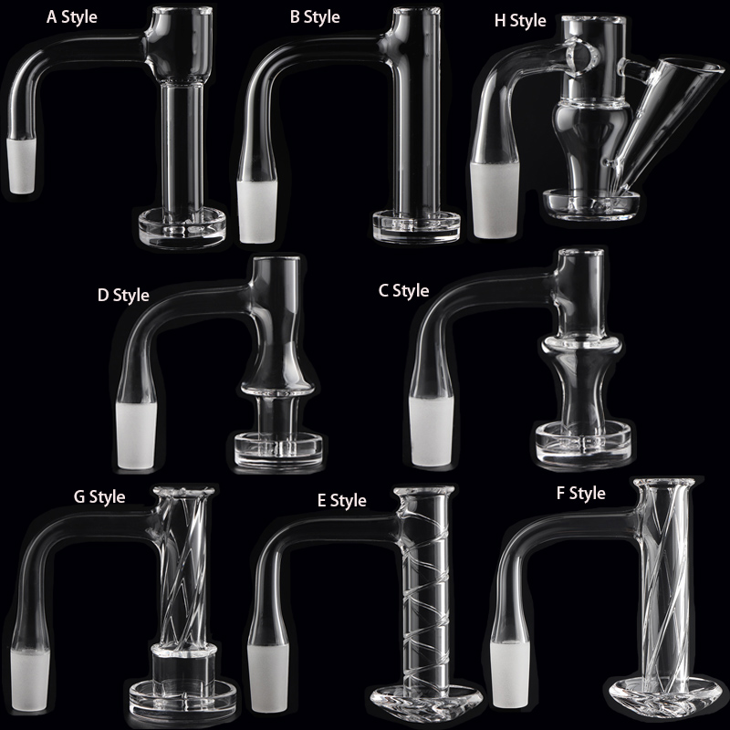 Premium Full Weld Beveled Edge/Top Flanging Terp Slurpers Control Tower Terp Slides Quartz Banger With Sandblasted 14mm 16mm 20mm OD