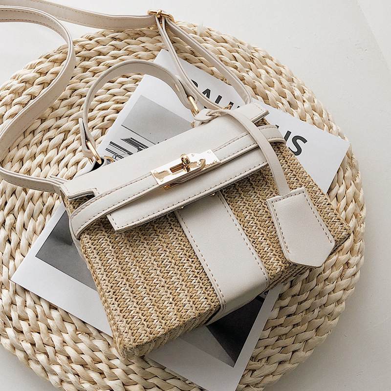 2025 Women's New Designer Bag Fashion Women's Straw Woven Bag Korean Edition Multi Functional Shoulder Slant Bag Wallet Outdoor Leisure Bag