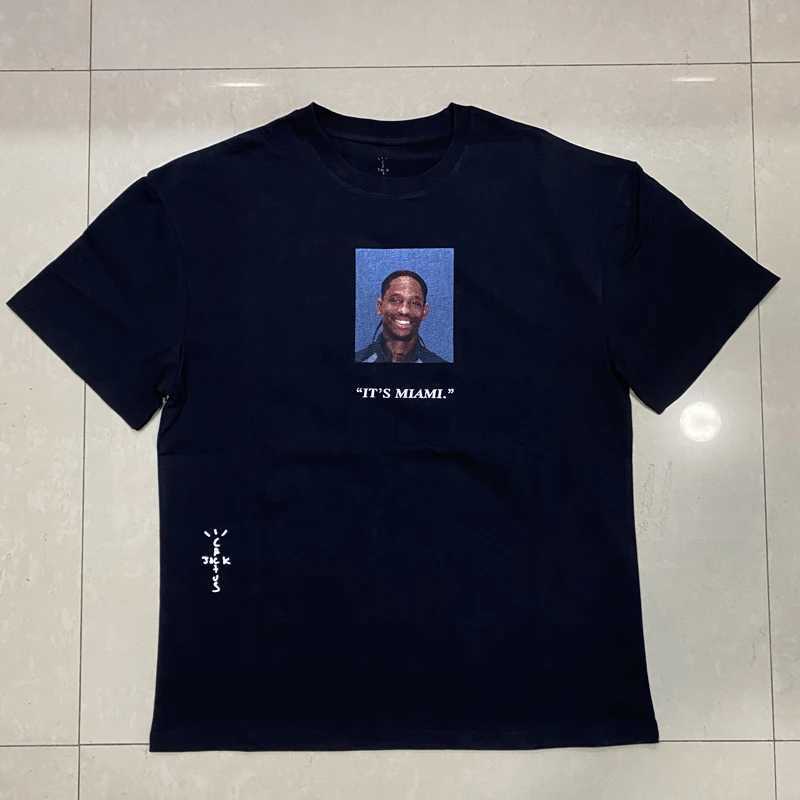 UTOPIA T-shirt High Street Retro Hip-hop Mens Photo Classic Print Tops Couple All-match Short Sleeve Pullover X2503291