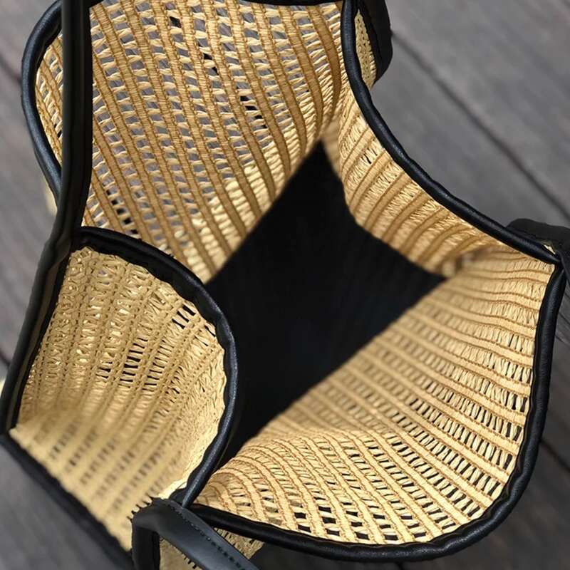 Weave Hollow Out Beach Bags For Women Designer Handbag Purses 2024 New In Casual Vacation Large Capacity Tote Shoulder
