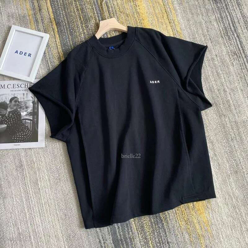 Men's T Shirts Women's Clothes Ader Error High Quality Letter Embroidery Tassel Loose Sleeveless Tshirts Adererror Casual Tops