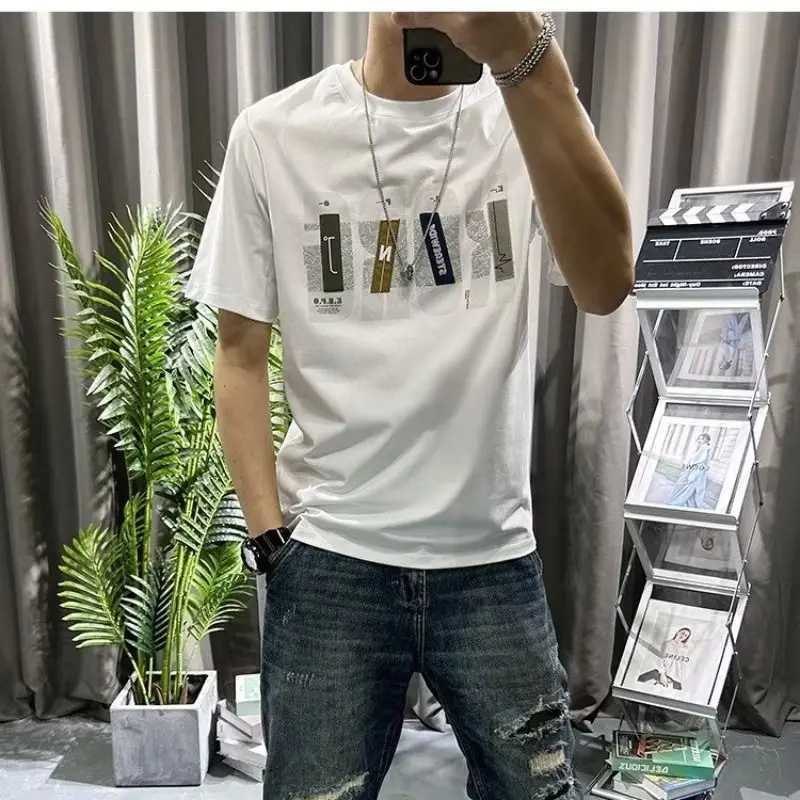 Fashionable summer designer mens T-shirt original brand clothing casual cotton T-shirt mens ONeck short sleeved street clothing ultra-thin T-shirt W25