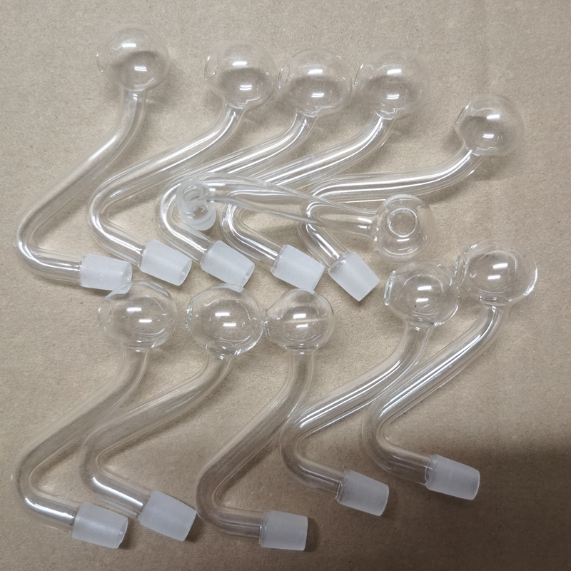 10PCS high quality glass Oil Burner Pipes connector glass 10mm 14mm 18mm male female Glass pipe handcraft